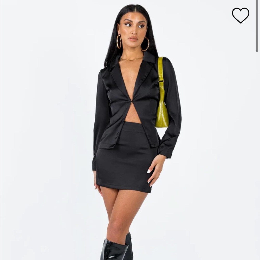 Eileen Set Long Sleeve Top and mini Skirt